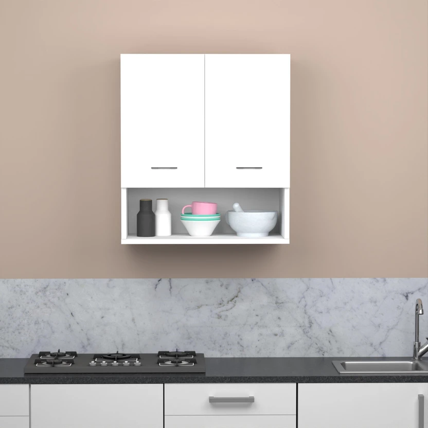 Divysa 2 Door Wall Mounted Kitchen Cabinet for Home & Kitchen, Ba...more