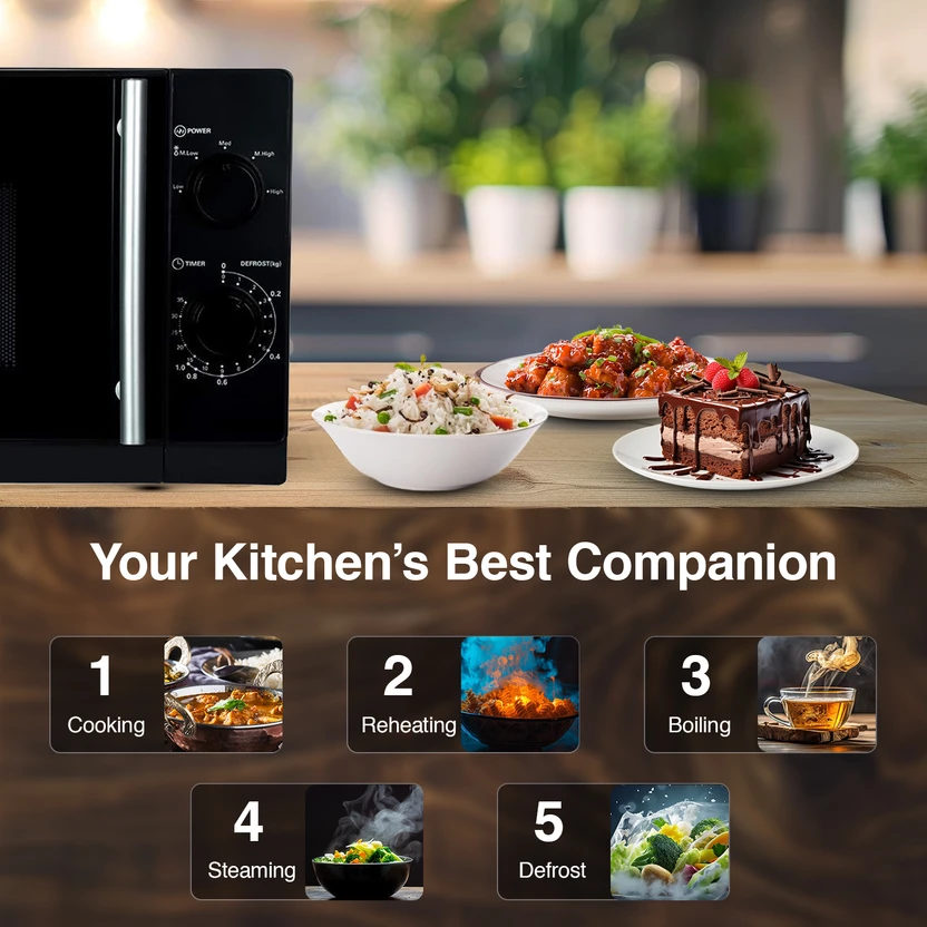 Godrej 20 L Multi Distribution System for Even and Faster Cooking...more