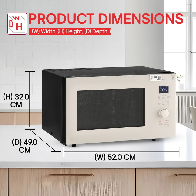 LG 28 L Scan to Cook Wi-Fi Model- ThinQ Enabled
301 Auto Cook Men...more