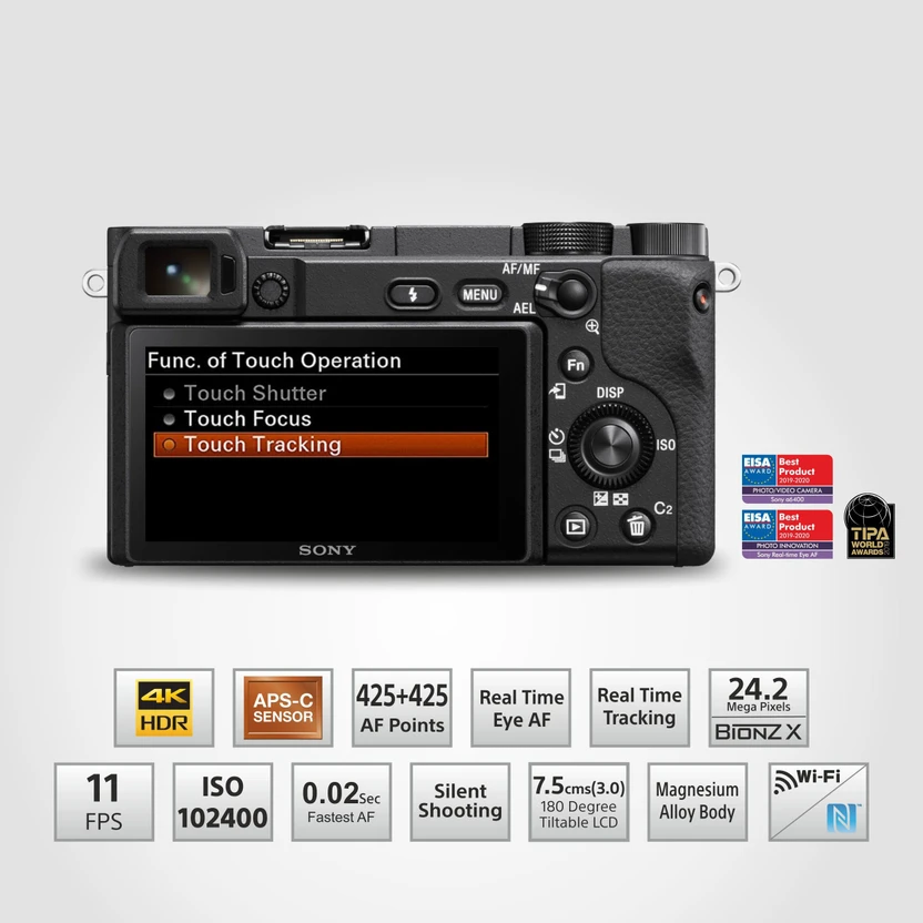 SONY Alpha ILCE-6400M APS-C Mirrorless Camera with 18-135 mm Zoom...more