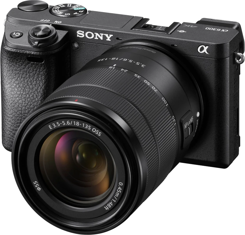 SONY Alpha 6300M Mirrorless Camera Body with 18 - 135 mm Zoom Len...more
