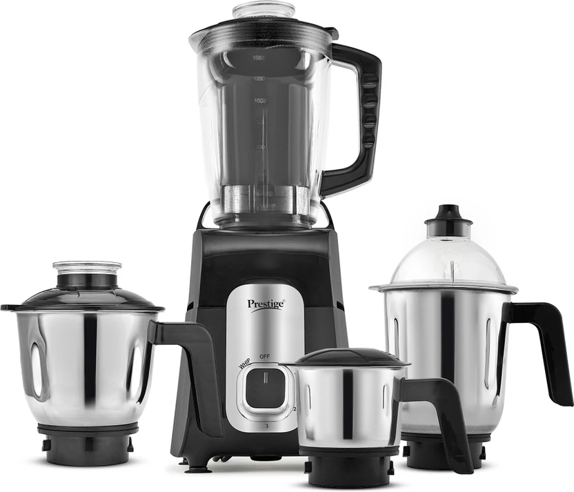 Prestige All-in-One 1000 W Juicer Mixer Grinder (Ergon | 4 Jars |...more
