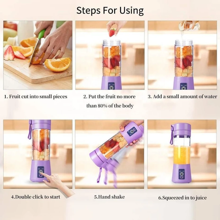 MLSALES 1 150 W Juicer (Portable Mini USB Juicer | Cordless Recha...more