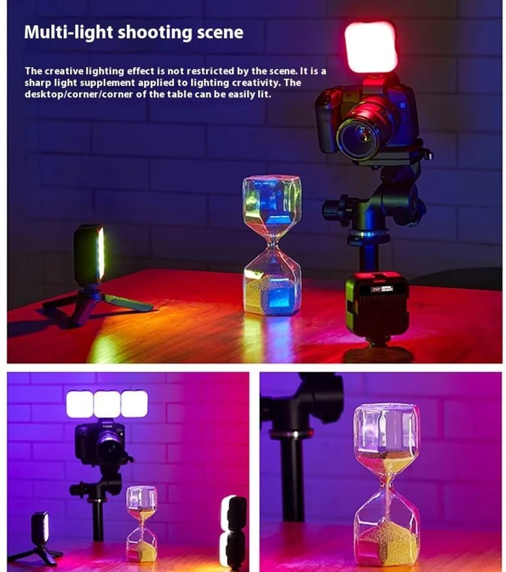 FKU Selfie Light Rechargeable 1800mAh Portable Light Mini Clip LE...more