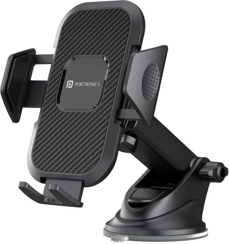 Portronics Clamp M Car with 360� Rotational,for 4 to 6 inch Devic...more