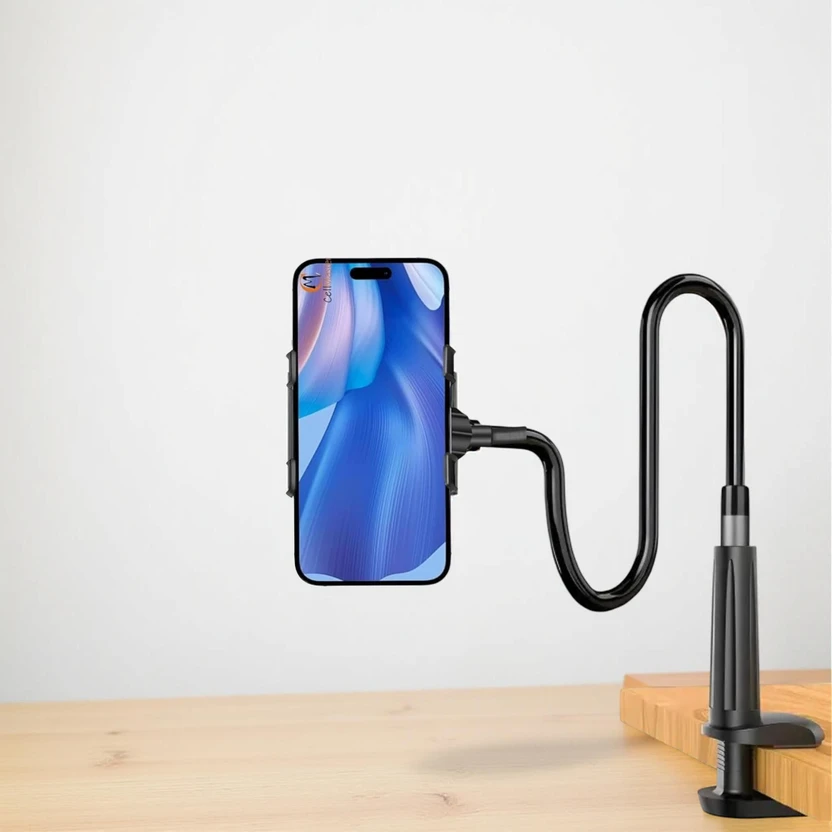 TRUWEL Universal Adjustable Mobile Phone Holder with Flexible Goo...more