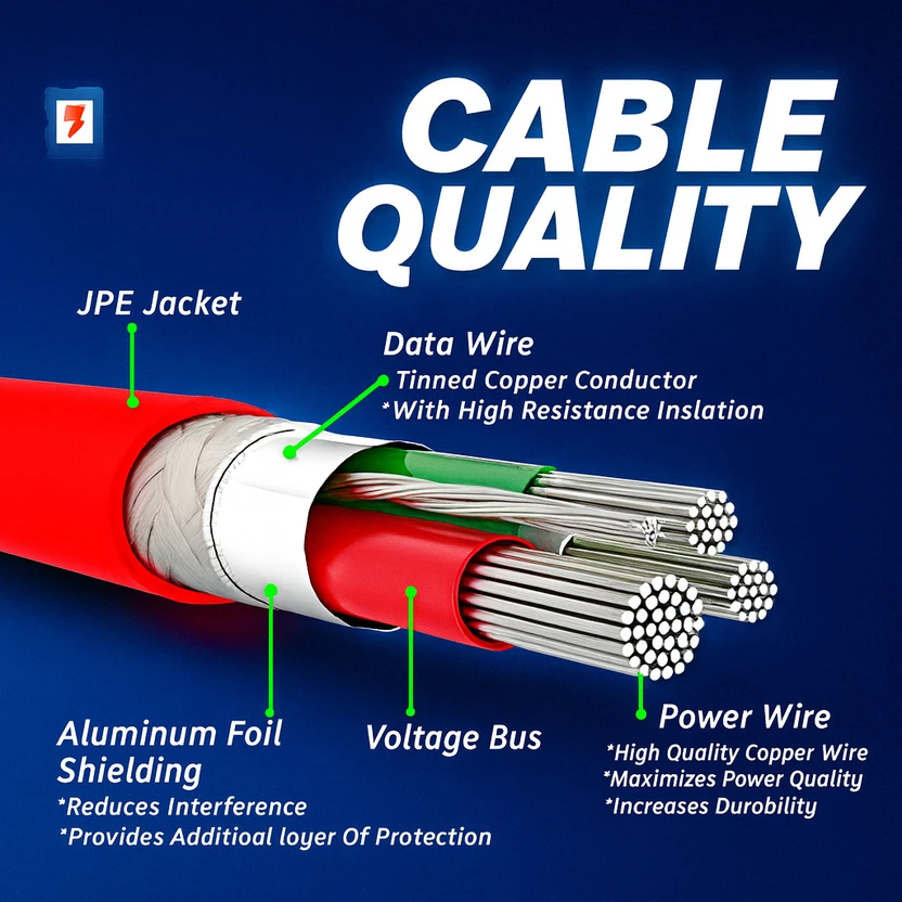 jkg USB Type C Cable 8 A 1 m original 65W/30W/6.5A Warp,Dash,Supe...more