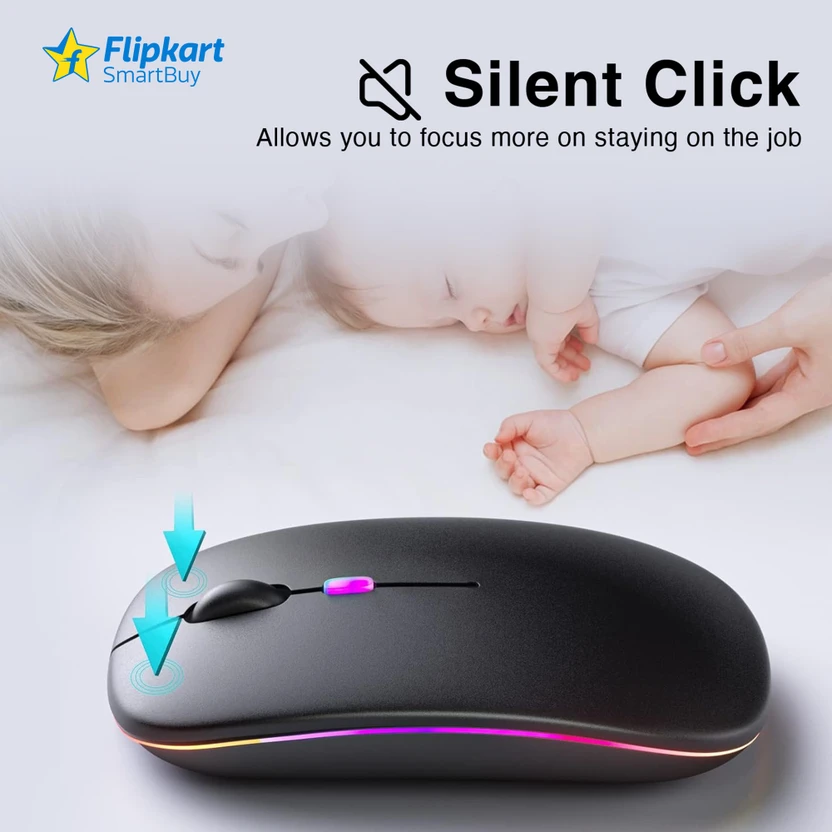 Flipkart SmartBuy TC-M500 Wireless Ergonomic Optical Mouse  with ...more