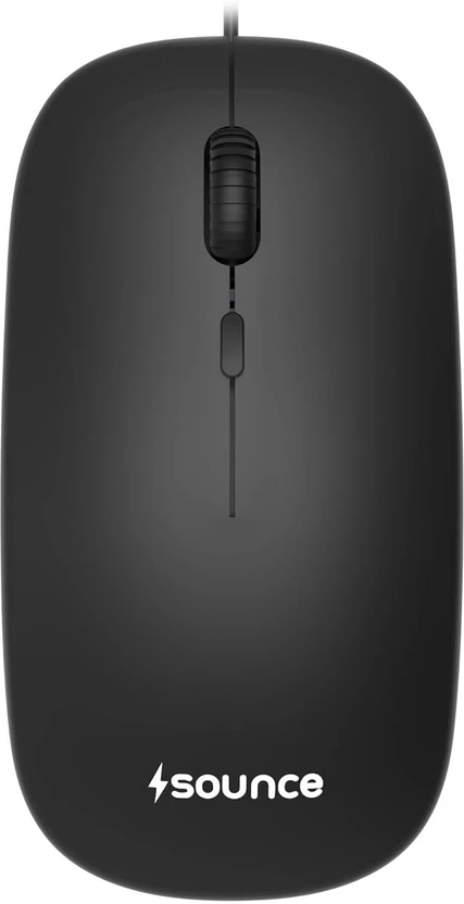 sounce Glide | SNC-ERGNMUS-BLK Wired Ergonomic Optical  Gaming Mo...more