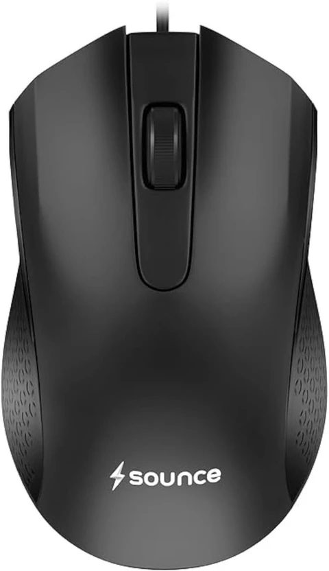 sounce Pixel | SNC-OPTCLMUS-SHBLK Wired Ergonomic Optical  Gaming...more