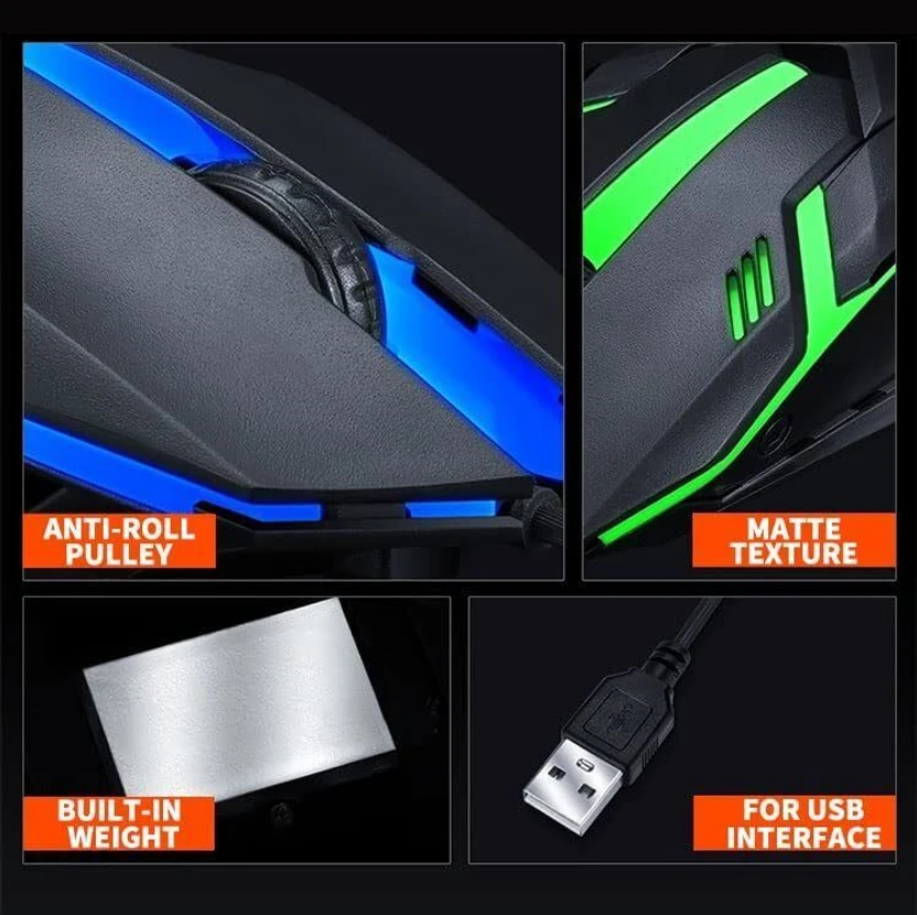 sanwaliya traders TEAC GX-11 Pro RGB Gaming Mouse Wired Ambidextr...more