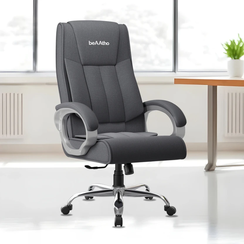 beaatho Berlin Orthopedic Boss Chair| Breathable Fabric Executive...more