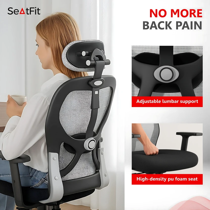 SEATFIT Matrix Ergonomic with Height Adjustable Handrest and Lock...more