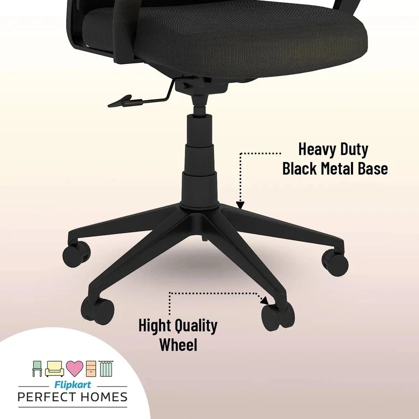 Flipkart Perfect Homes Mid-Century Drafting Staff, Workstation, D...more