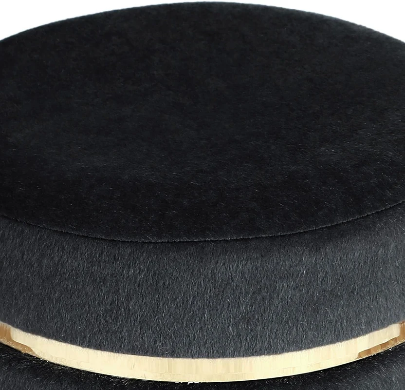 FAVOLOSA ENTERPRISES Fabric Standard Ottoman (Finish Color - Blac...more