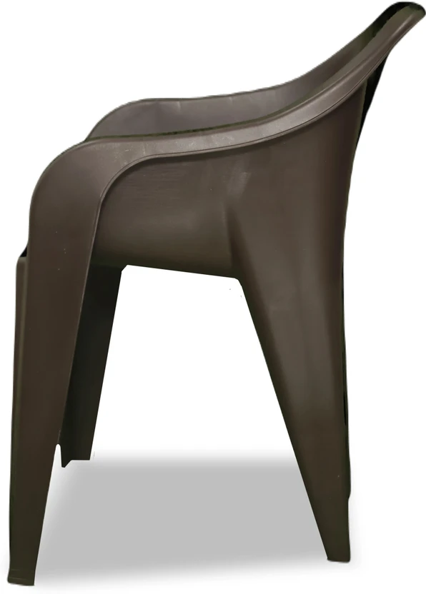 HELLO Plastic Table & Chair Set (Finish Color - Dark Brown, DIY(D...more