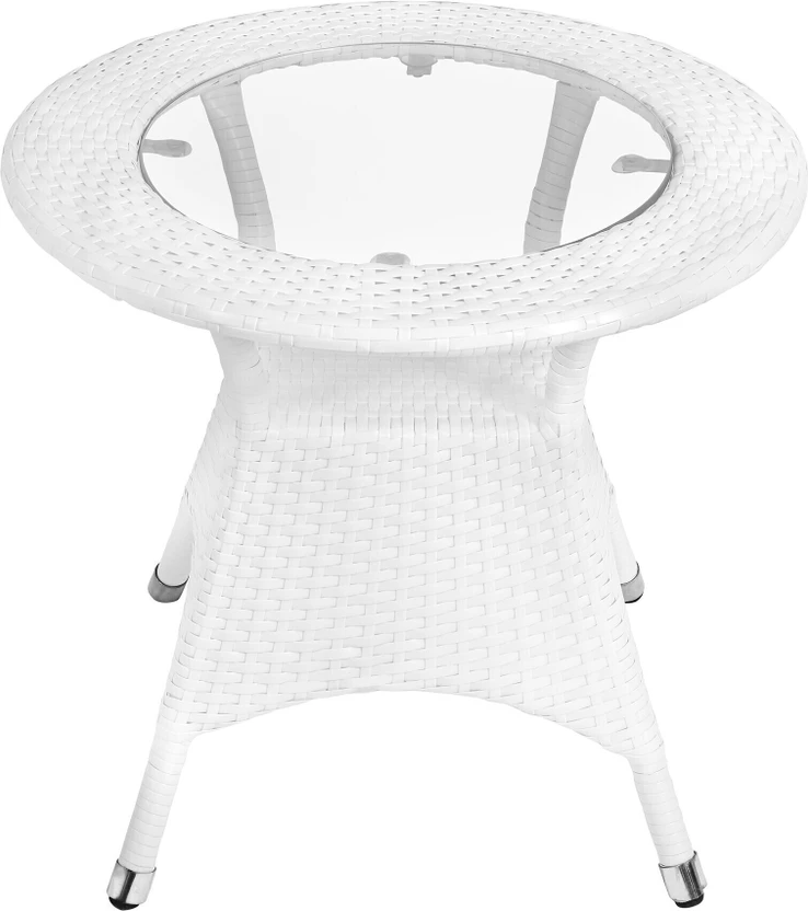 Flipkart Perfect Homes Cane Table & Chair Set (Finish Color - Whi...more