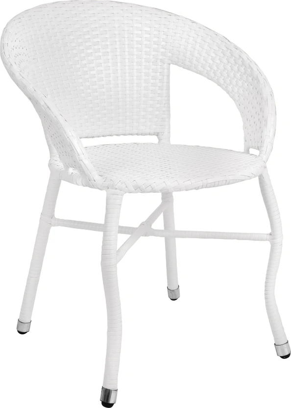 Flipkart Perfect Homes Cane Table & Chair Set (Finish Color - Whi...more