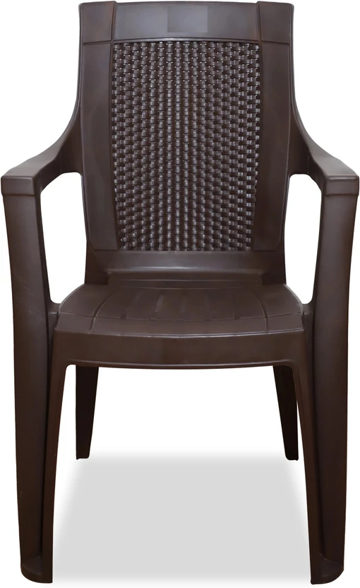 HELLO Plastic Table & Chair Set (Finish Color - Dark Brown, DIY(D...more