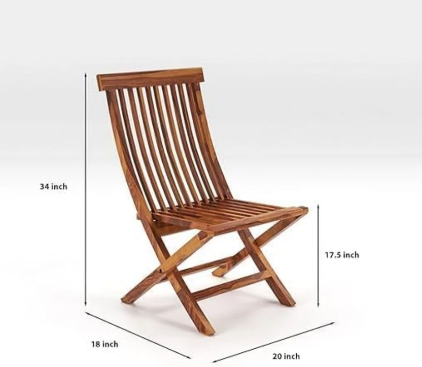 Nandrak Decor Solid Wood Table & Chair Set (Finish Color - Brown,...more