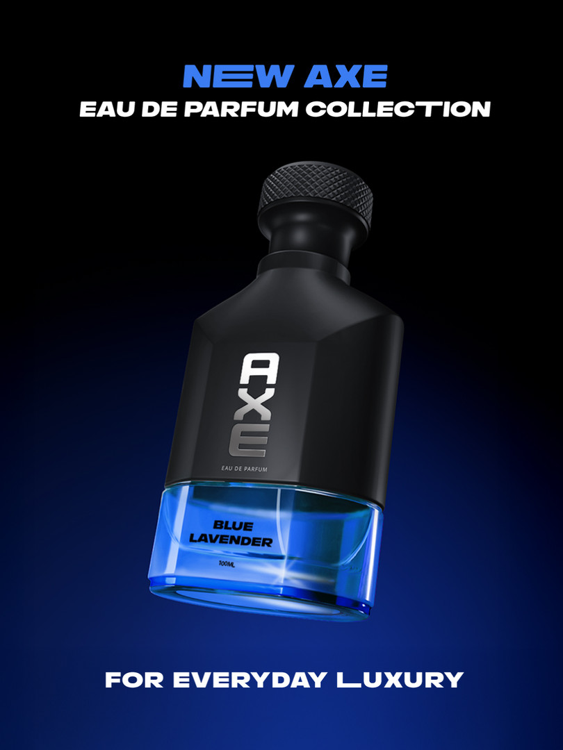 AXE Men Blue Lavender Premium Luxury Long Lasting Eau De Parfum - 100ml