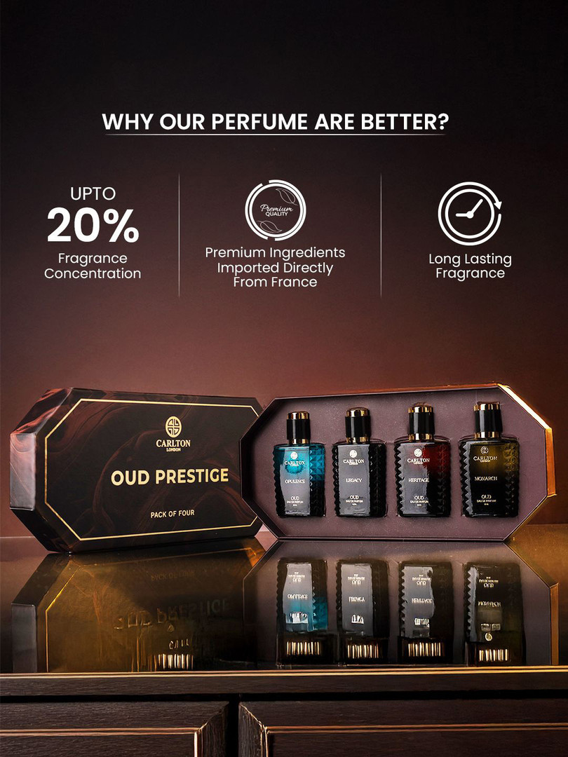Carlton London Set Of 4 Men Long Lasting EDP - 30 ml Each