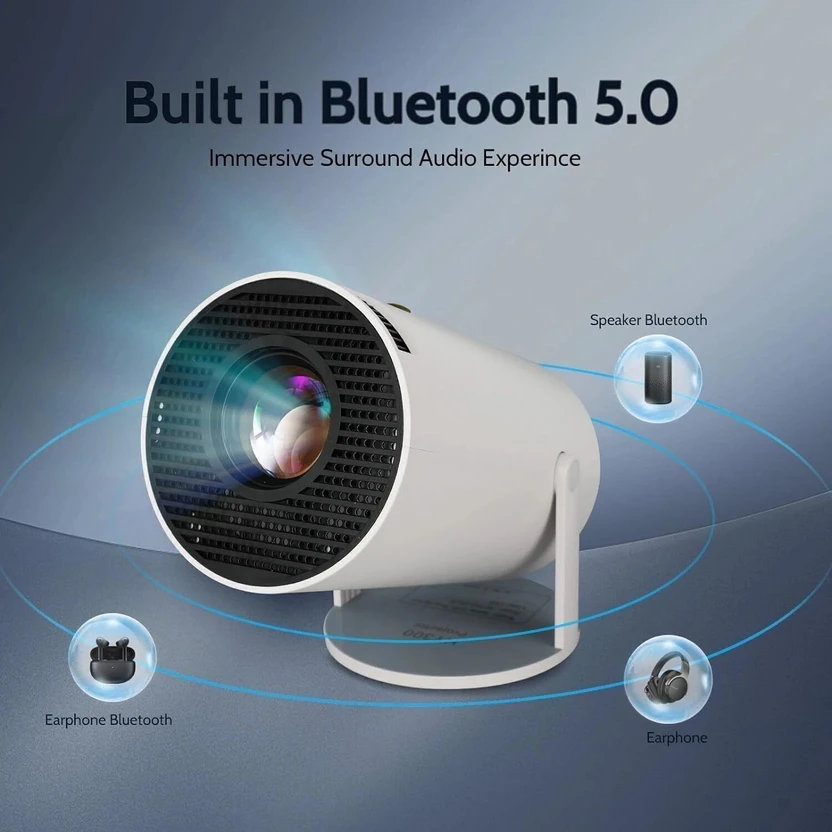 Amit HY300 Portable Projector Android 11 Projector, 4K/1080P, Wi-...more