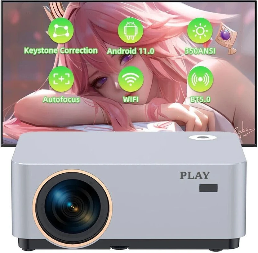 PLAY MP1 Newest Android 11 4k Native Full HD 2+16GB WIFI BT 500 I...more