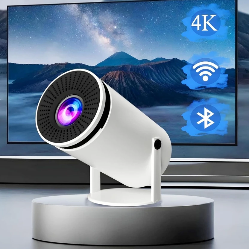 Mudo LED Projector with Android 11, WiFi 6, Bluetooth & 2.4G+5G C...more