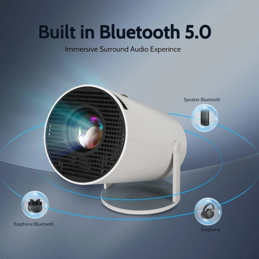 Offtrot Smart 4K LED Projector 720p Resolution 2500 Lumens With A...more