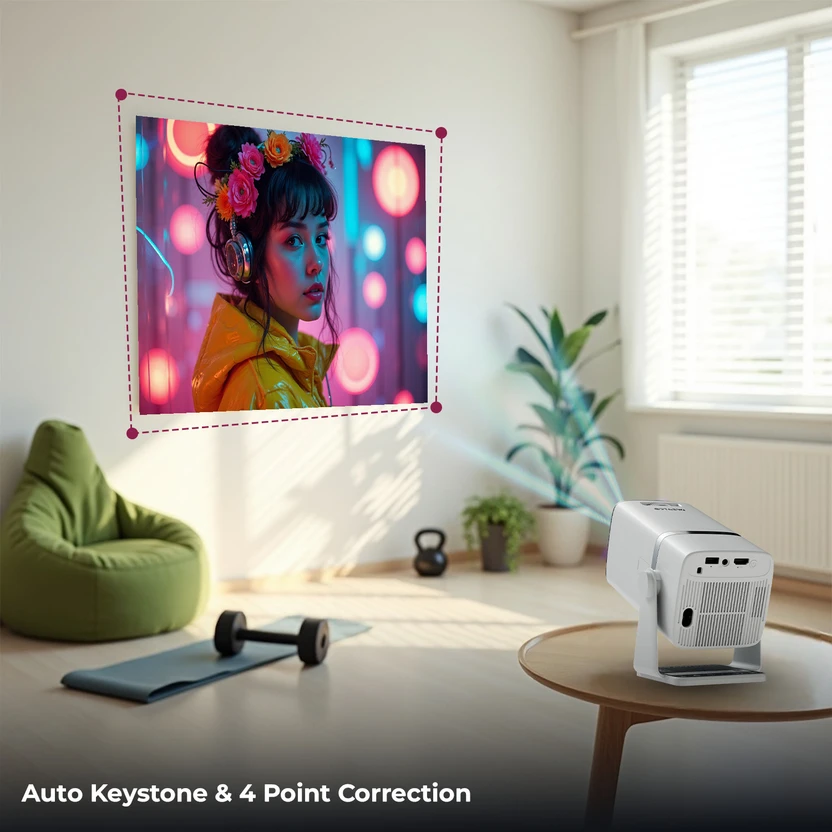 WZATCO Yuva Go Plus 1080p Native, Android 13.0 Smart Home 4k HDR ...more