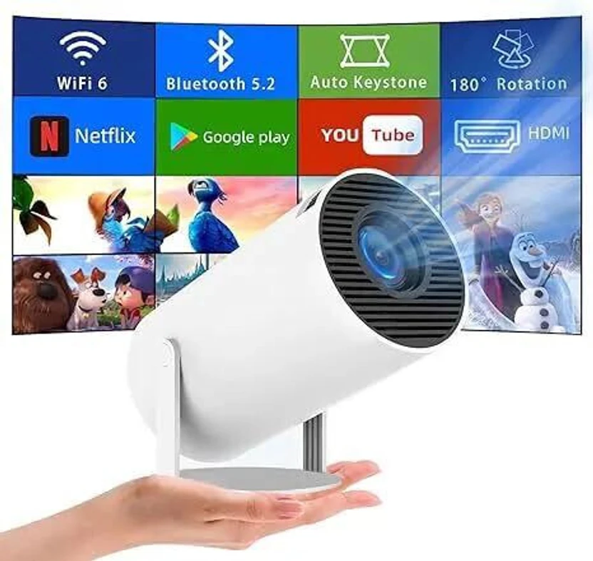 Projectors Offtrot M9 WI-FI Miracast 1280P HD Smart Home Theater LED Video P...more