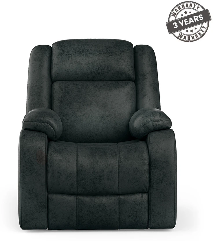 DUROFLEX Single Seater Avalon Suede Fabric Manual Recliner (Finis...more