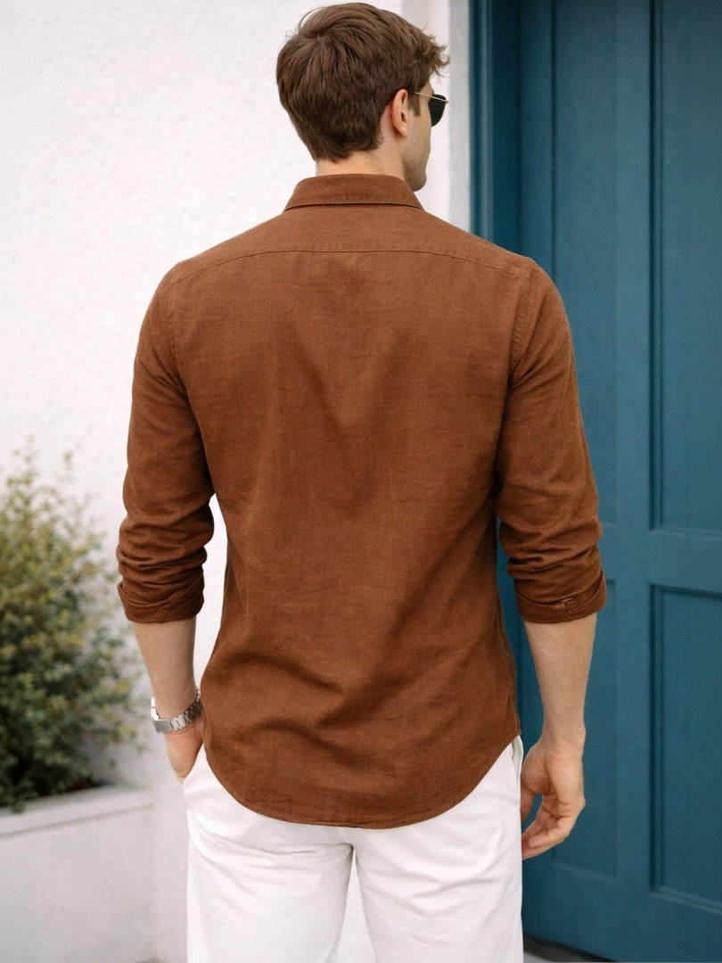 HERE&NOW Men Smart Casual Shirt