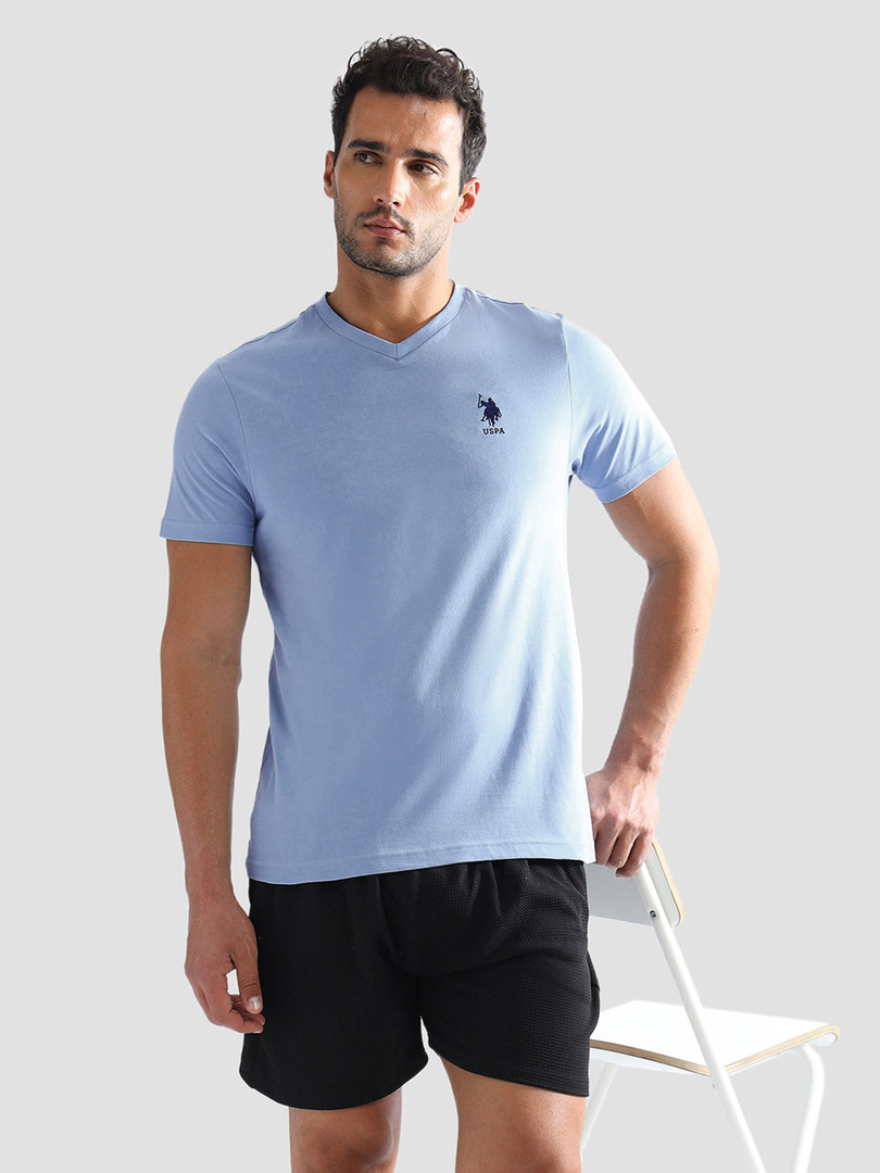 T-shirt U.S. Polo Assn. Embroidered Logo Pure Cotton Lounge T-shirts