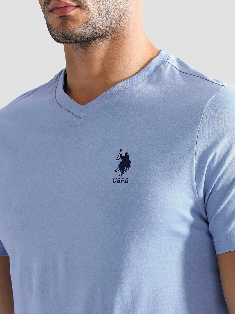 U.S. Polo Assn. Embroidered Logo Pure Cotton Lounge T-shirts