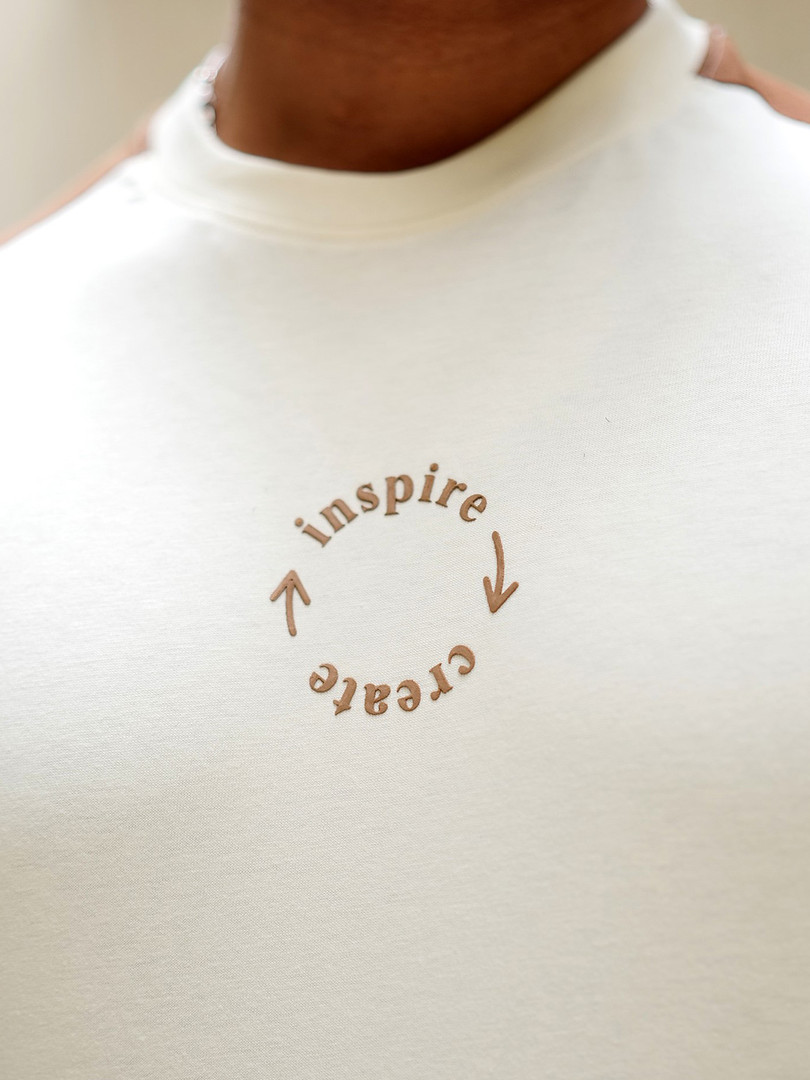 Maniac Colourblocked Round Neck Cotton Oversized Tshirt