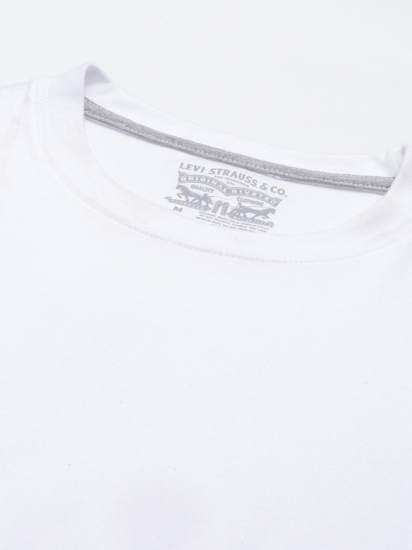 Levis Men Soft Pure Cotton Round Neck Half Sleeve Tshirt