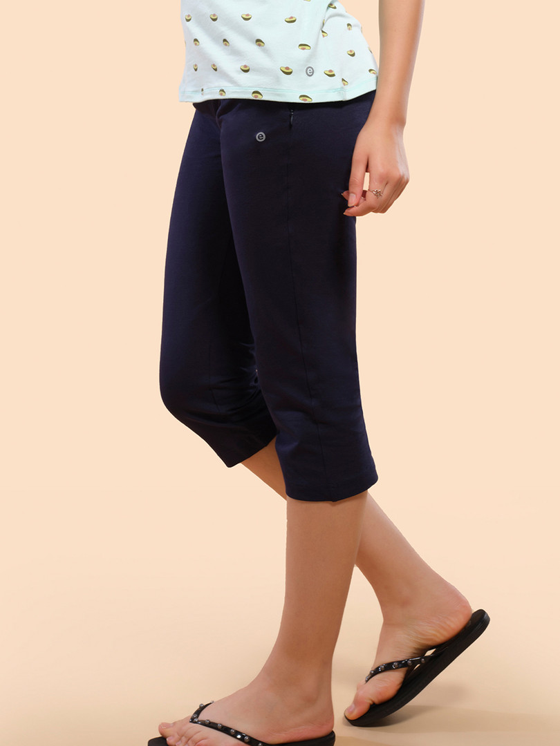 Enamor Mid-Rise Straight Leg Lounge Capris