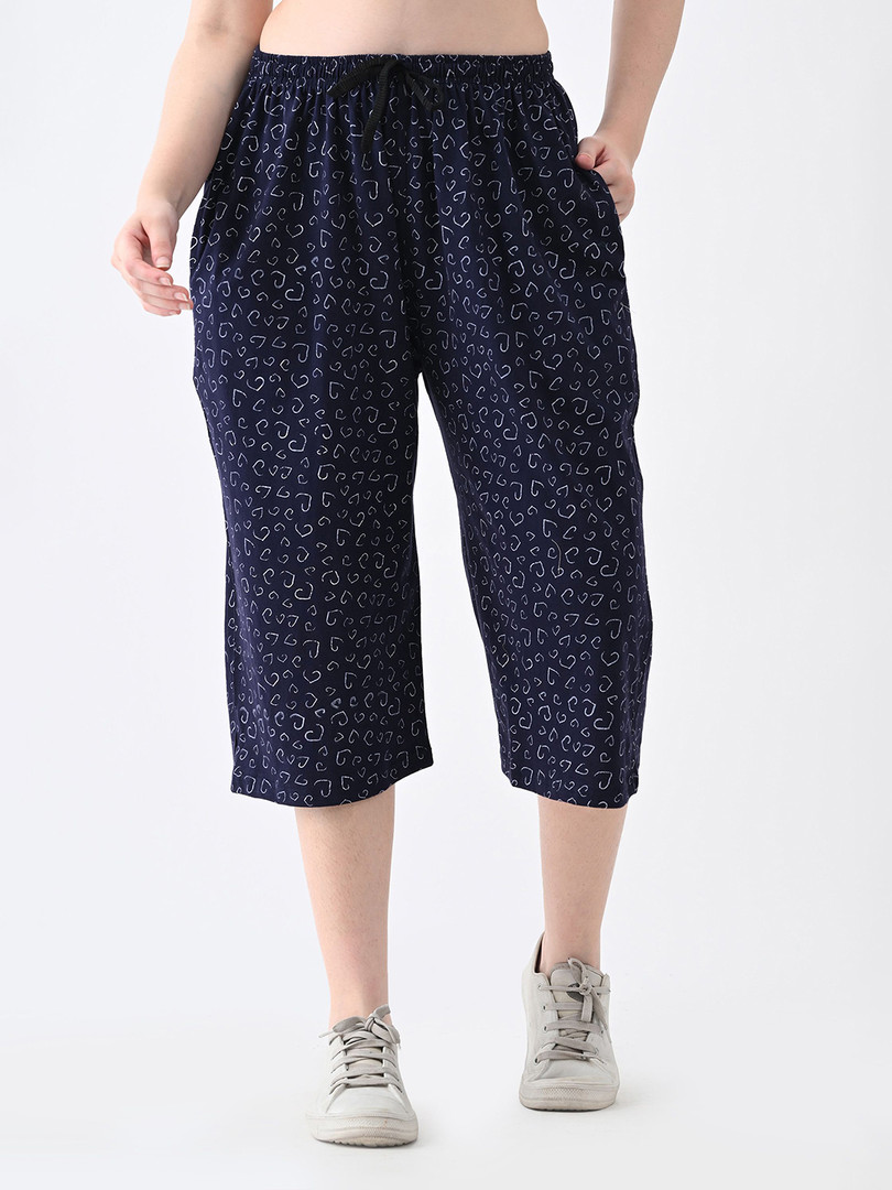 BAESD Women Pack Of 3 Printed Capris