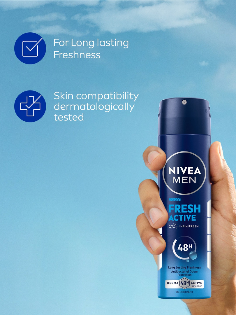 Nivea Men Fresh Active Original Deodorant 150 ml