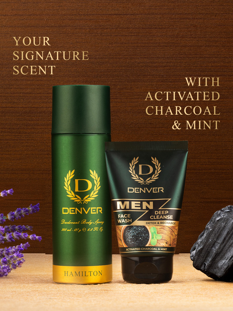 Denver Turbo Duo Pack - Hamilton Deodorant 200ml & Deep Cleanse Face Wash 100g
