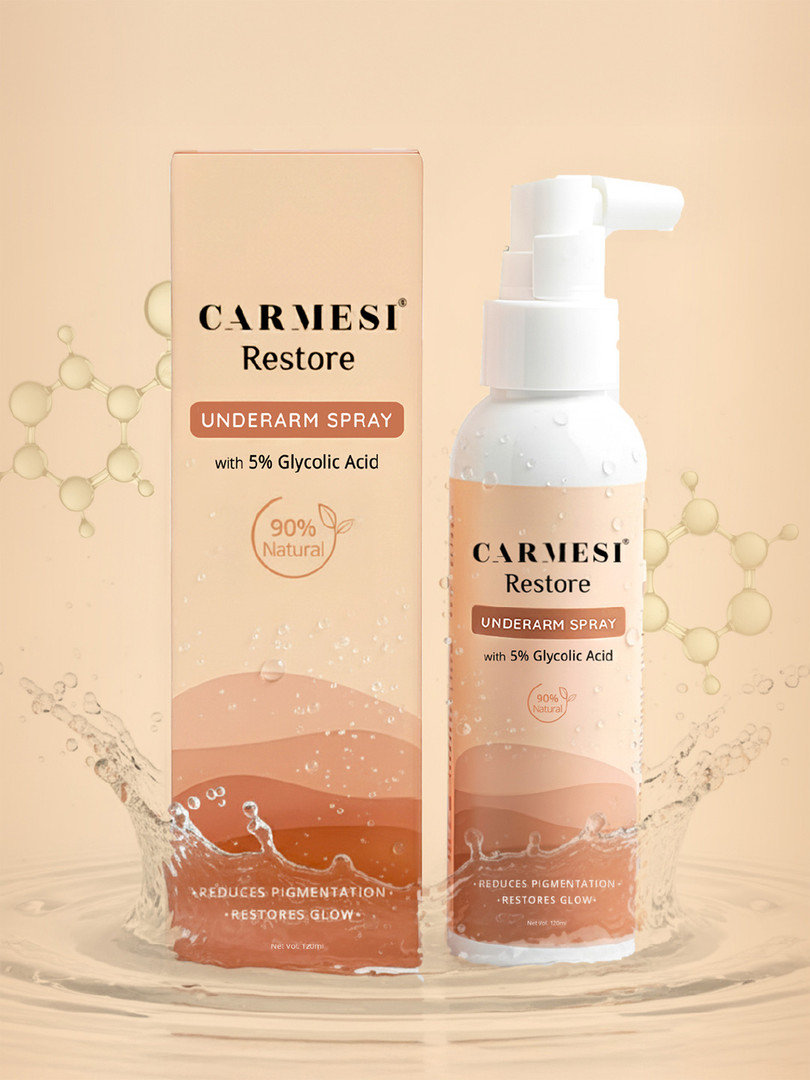 deodorant CARMESI Restore Underarm Spray With 5% Glycolic Acid- 120 ml