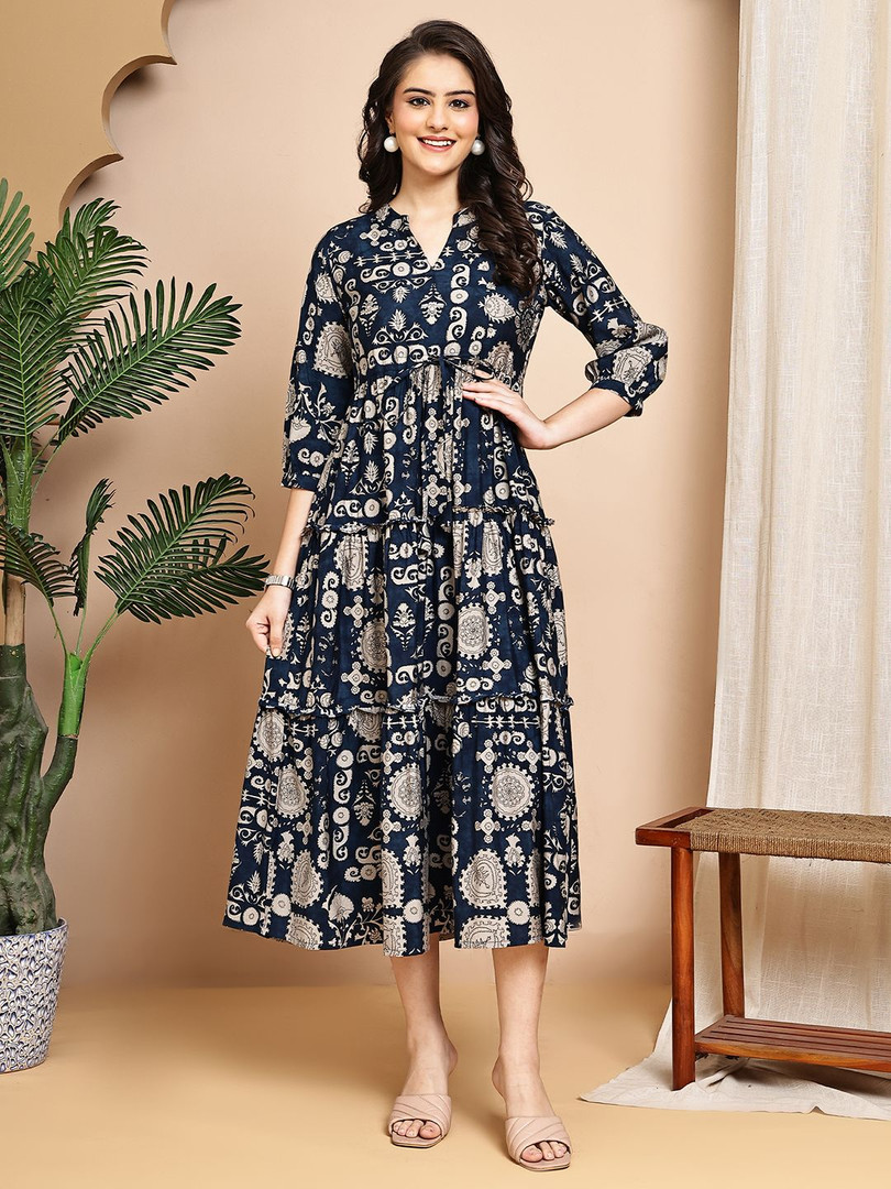 Navy Blue / Beige