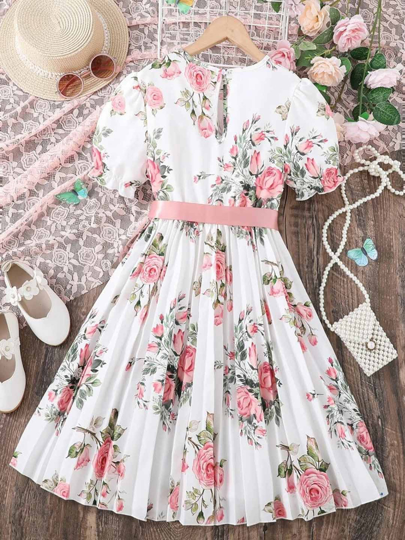 BAESD Floral Print Fit & Flare Dress