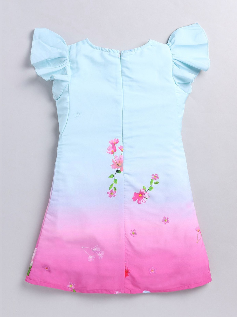 YK Print A-Line Dress