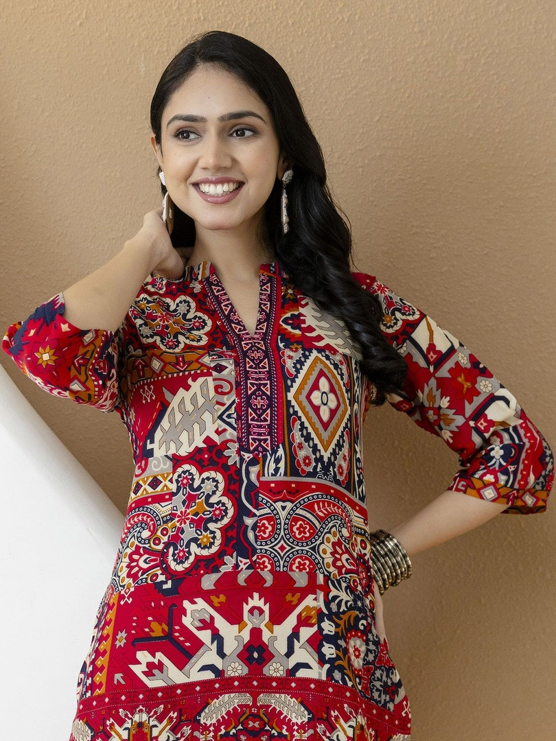 KALINI Embroidered Unstitched Dress Material