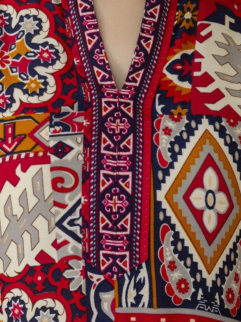 KALINI Embroidered Unstitched Dress Material