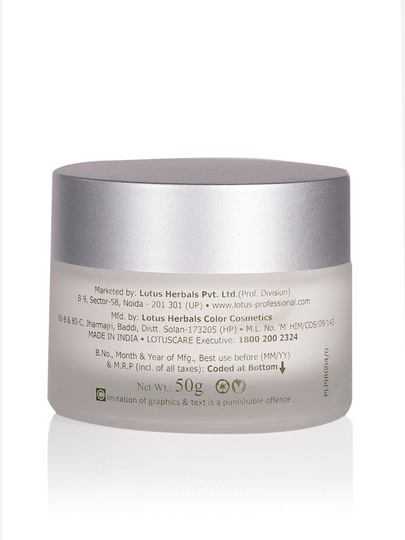 Lotus Herbals Sustainable Professional Phyto-Rx Whitening Brightening Night Creme 50g