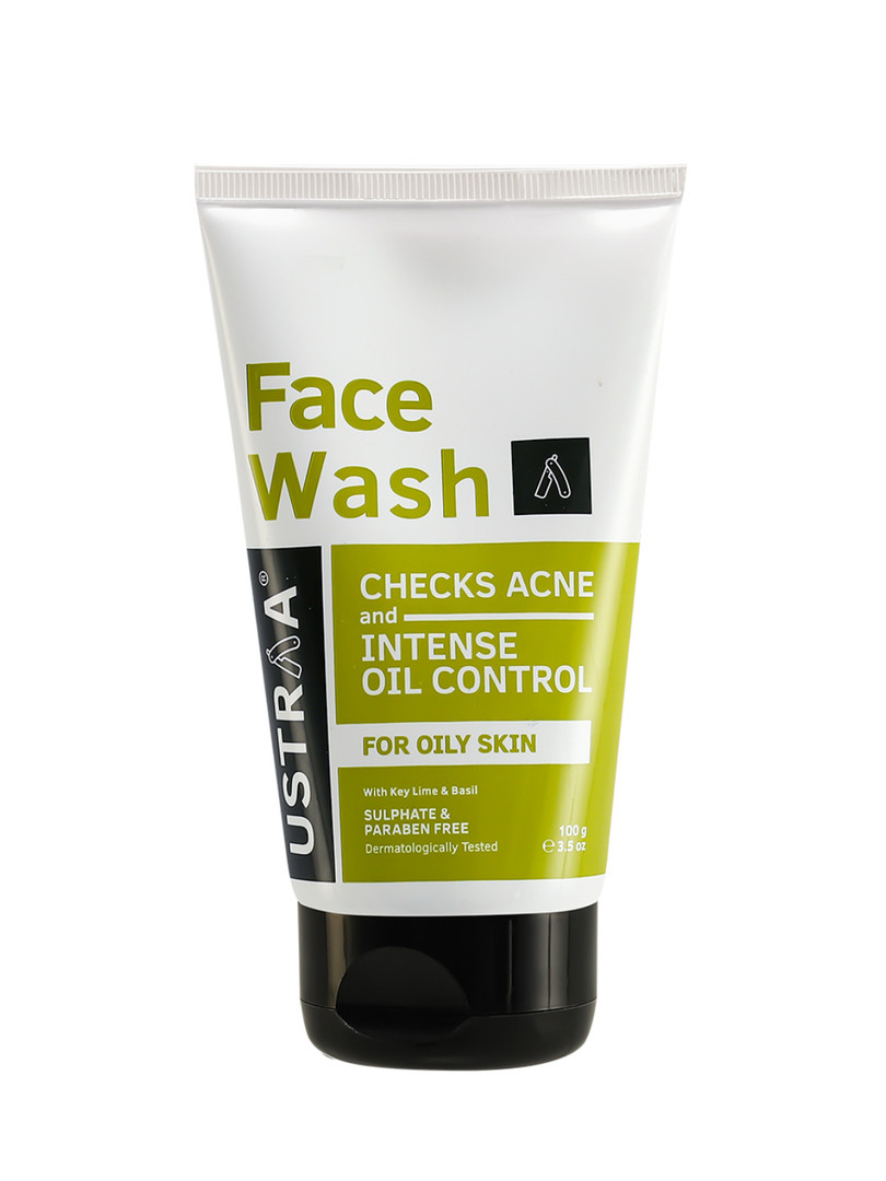 facewash Ustraa Men Face Wash For Oily Skin 100g